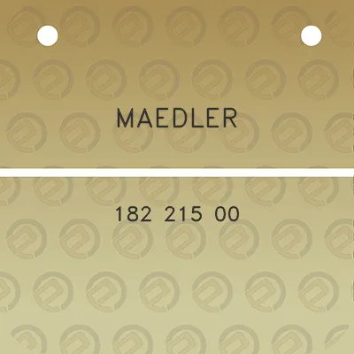 maedler-182-215-00