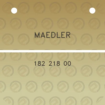 maedler-182-218-00