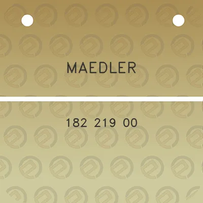 maedler-182-219-00