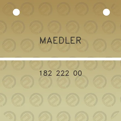 maedler-182-222-00