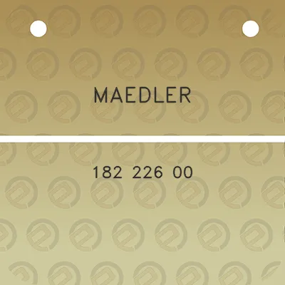 maedler-182-226-00