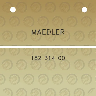 maedler-182-314-00