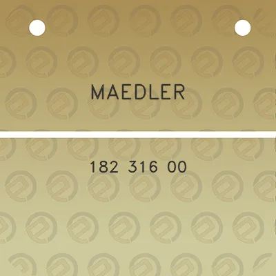 maedler-182-316-00