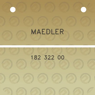 maedler-182-322-00