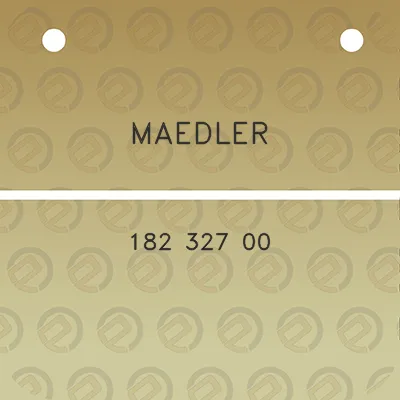 maedler-182-327-00