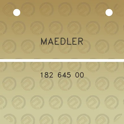 maedler-182-645-00