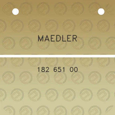 maedler-182-651-00