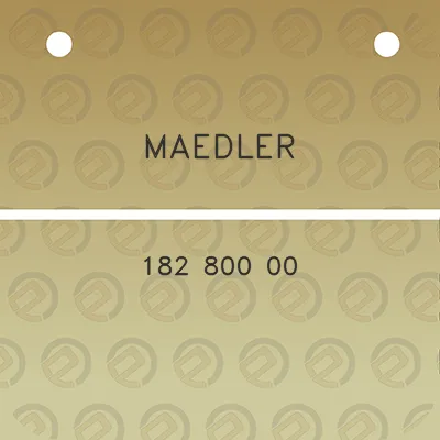 maedler-182-800-00