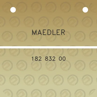 maedler-182-832-00