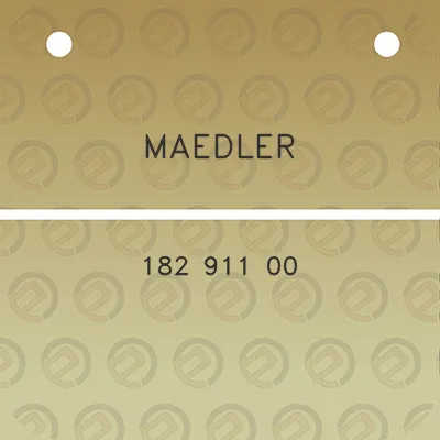 maedler-182-911-00