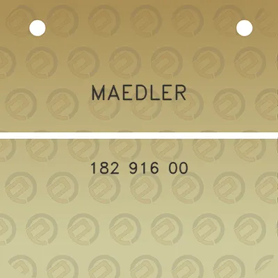 maedler-182-916-00