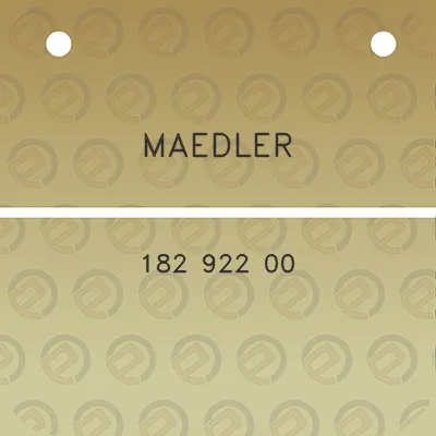 maedler-182-922-00