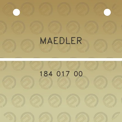 maedler-184-017-00