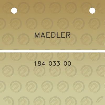 maedler-184-033-00