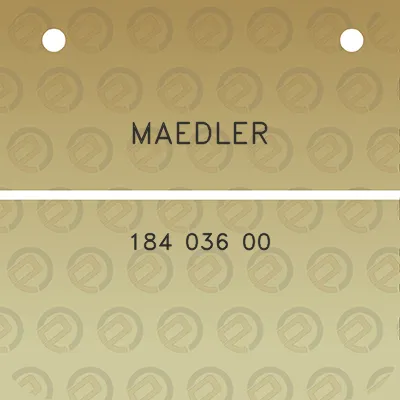 maedler-184-036-00