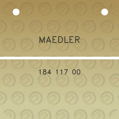 maedler-184-117-00