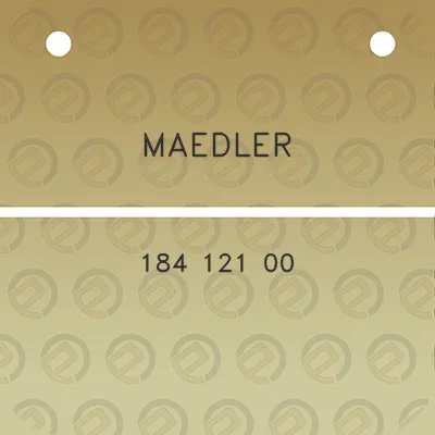 maedler-184-121-00