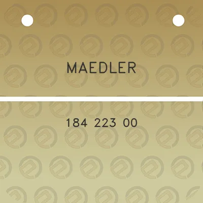 maedler-184-223-00