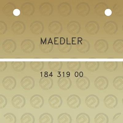 maedler-184-319-00