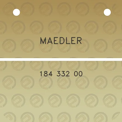 maedler-184-332-00