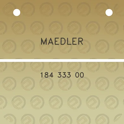 maedler-184-333-00