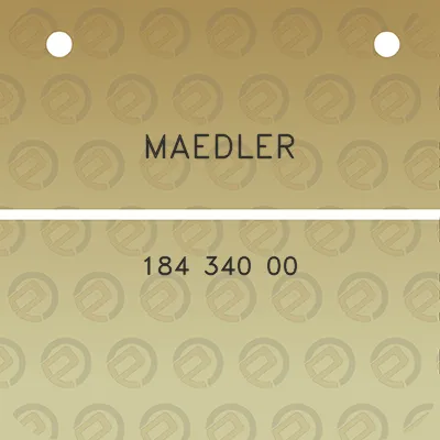 maedler-184-340-00