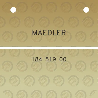 maedler-184-519-00