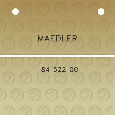 maedler-184-522-00