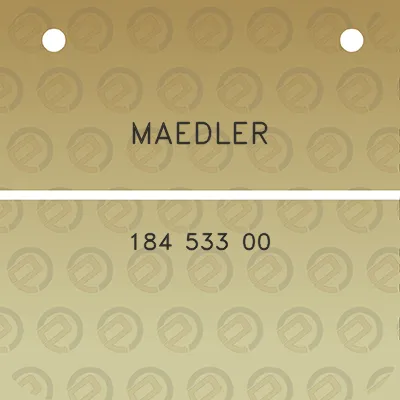 maedler-184-533-00