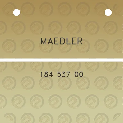 maedler-184-537-00