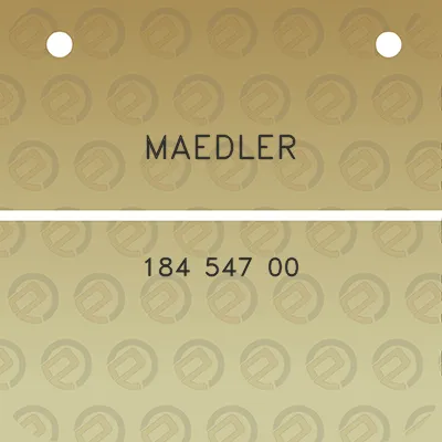 maedler-184-547-00