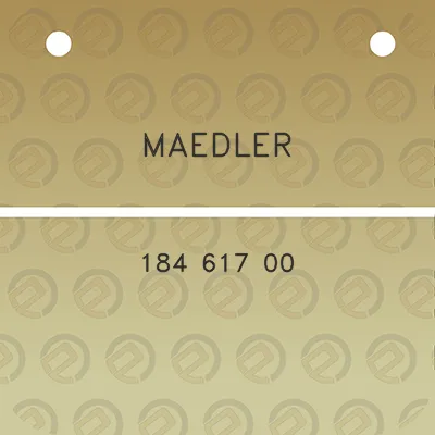 maedler-184-617-00