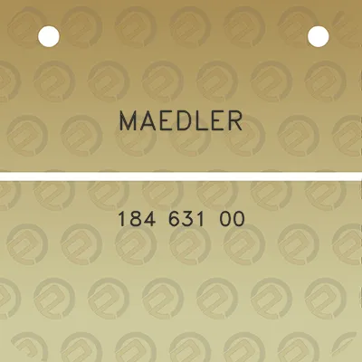 maedler-184-631-00