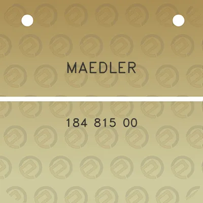 maedler-184-815-00