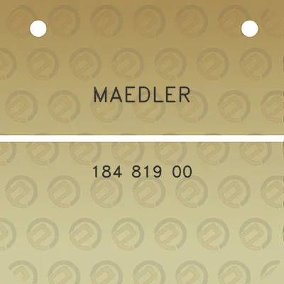 maedler-184-819-00