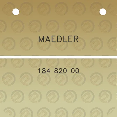 maedler-184-820-00