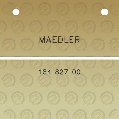 maedler-184-827-00