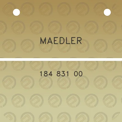 maedler-184-831-00