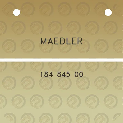 maedler-184-845-00