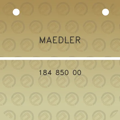 maedler-184-850-00