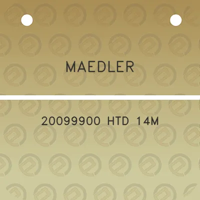 maedler-20099900-htd-14m