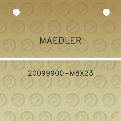 maedler-20099900-m8x23