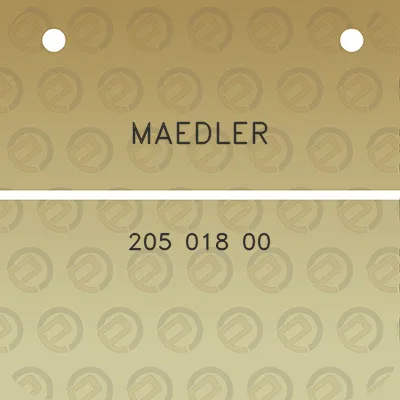 maedler-205-018-00