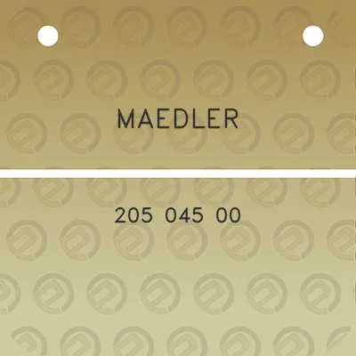 maedler-205-045-00