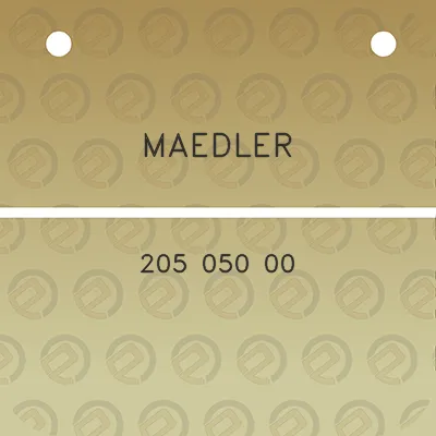 maedler-205-050-00