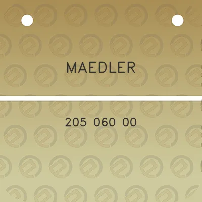 maedler-205-060-00