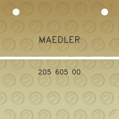 maedler-205-605-00