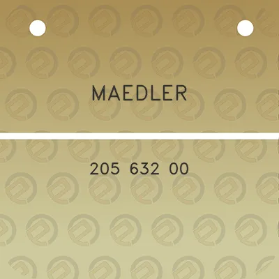 maedler-205-632-00