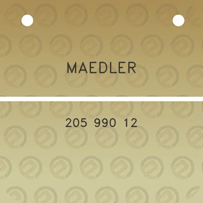 maedler-205-990-12