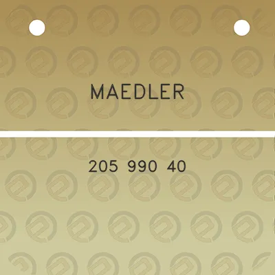 maedler-205-990-40